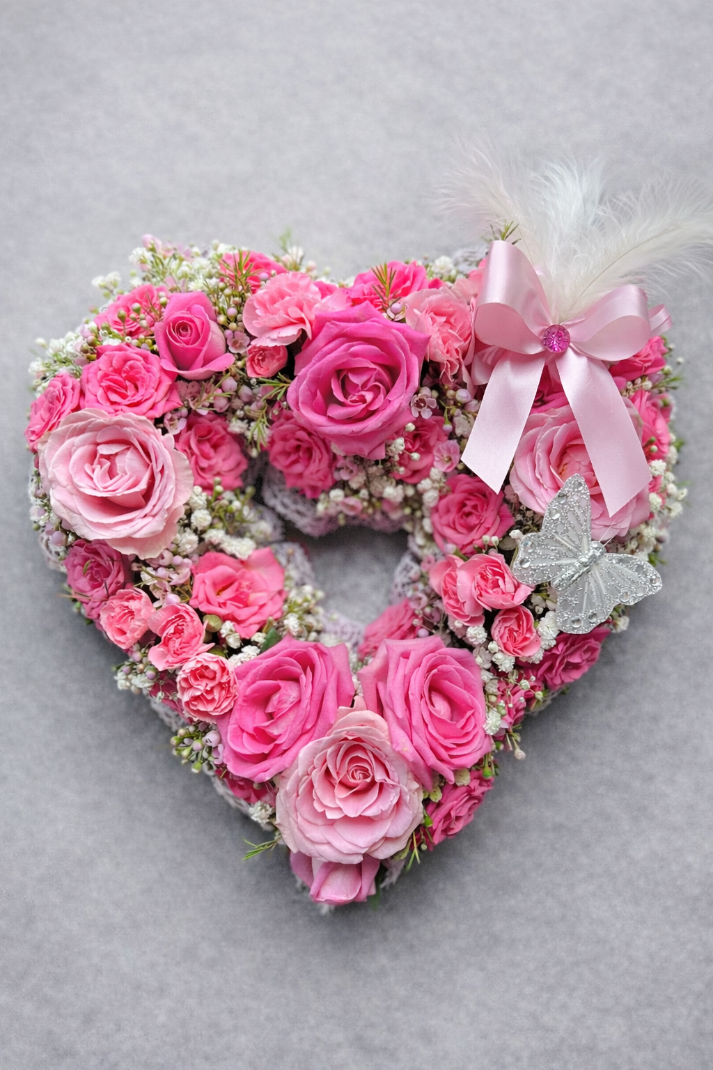 Heart Wreath Tributes (open heart)