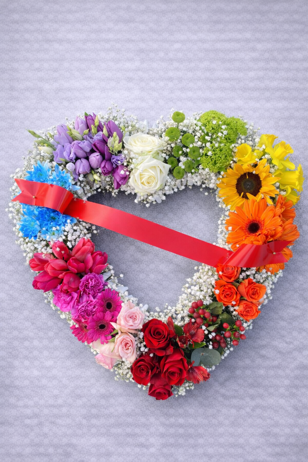 Heart Wreath Tributes (open heart)